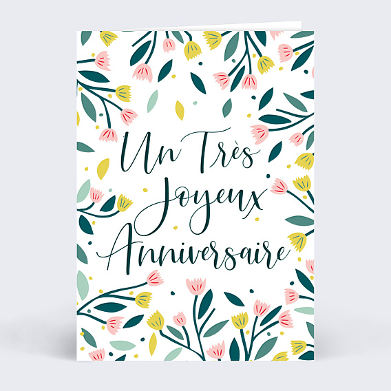 Anniversaire Adulte Floral Atmosphère