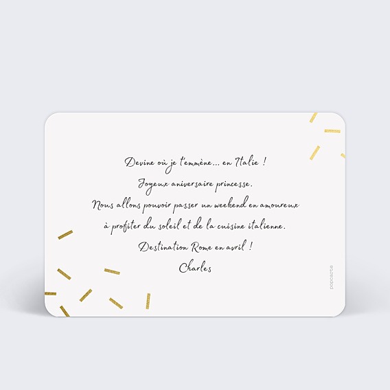 Anniversaire Adulte Cadeau Chic - Bon Pour