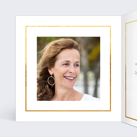 Carte anniversaire Jolies Cadres Intérieur Gauche