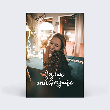Anniversaire Adulte Calligraphie