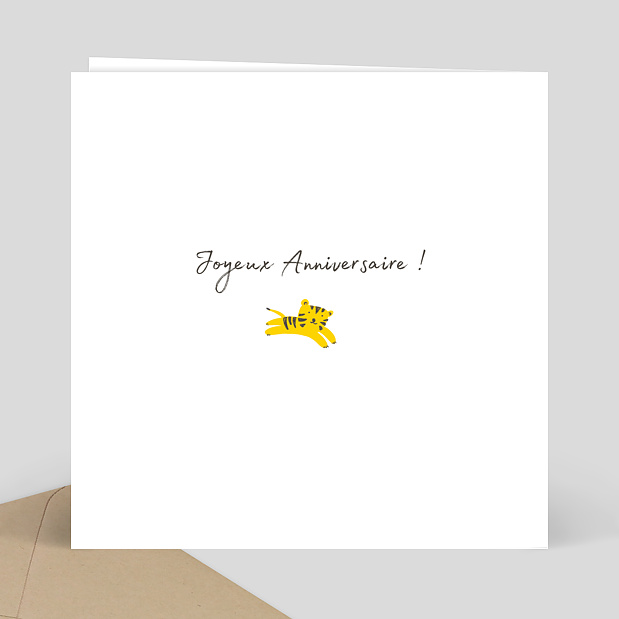 Carte Anniversaire Graouu Verso
