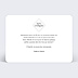 Carte anniversaire Charme Classique Verso