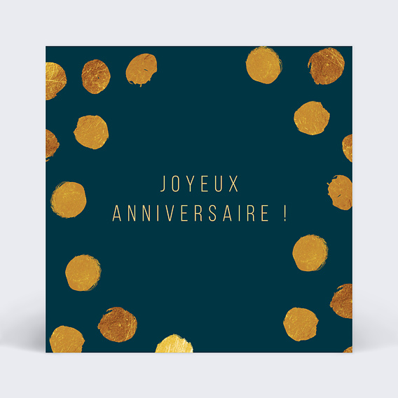 Carte anniversaire adulte Graphique Chic