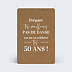 Carte anniversaire adulte Bohème