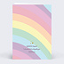 Carte anniversaire enfant Arc-en-Ciel Verso