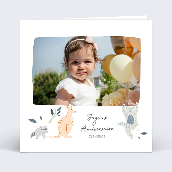 Anniversaire Enfant Animaux Sauvages