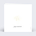 Carte anniversaire Dorure Pois Verso