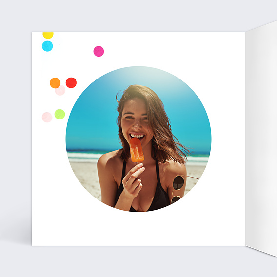 Carte anniversaire Party 20 Intérieur Gauche