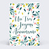 Carte anniversaire adulte Floral Atmosphère