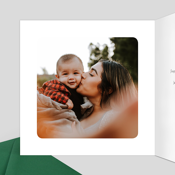 Carte anniversaire enfant Tanzanie Intérieur Gauche