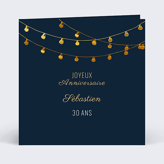 Carte anniversaire Guinguette