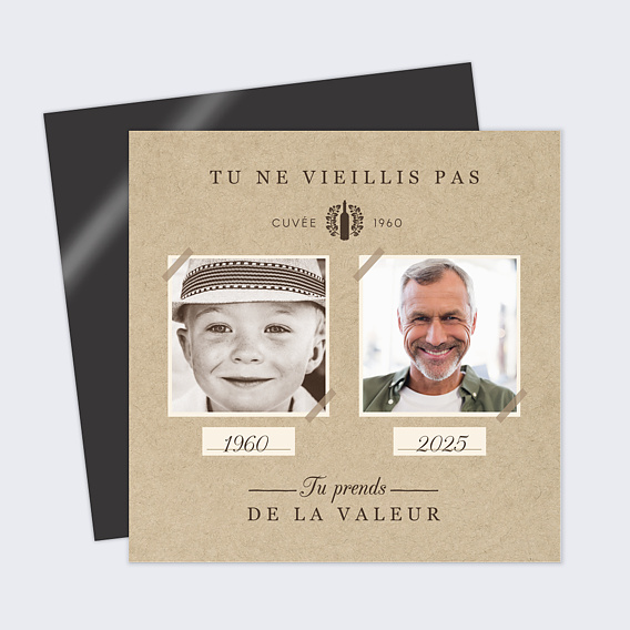 Carte anniversaire Bonne Cuvée