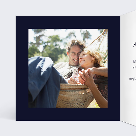 Carte anniversaire Rétrospective Photomaton Intérieur Gauche