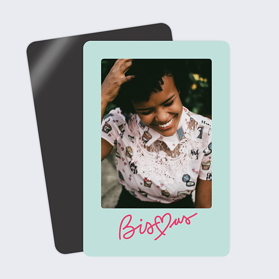 Carte anniversaire Bisous