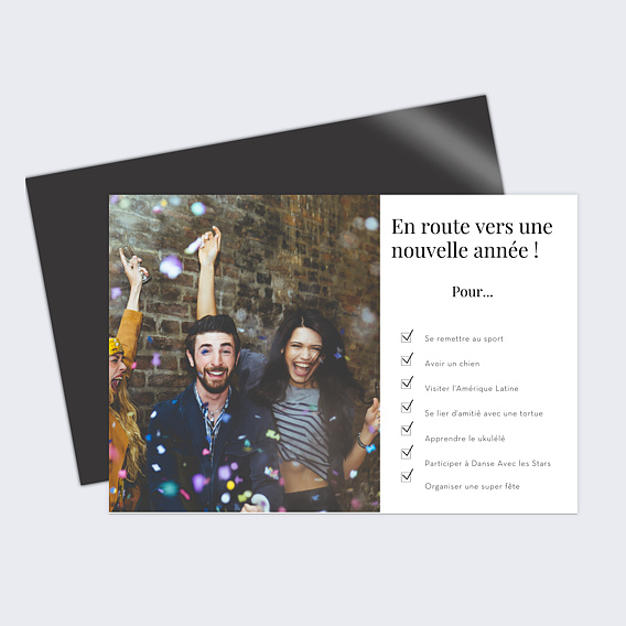 Carte anniversaire Challenge Liste 