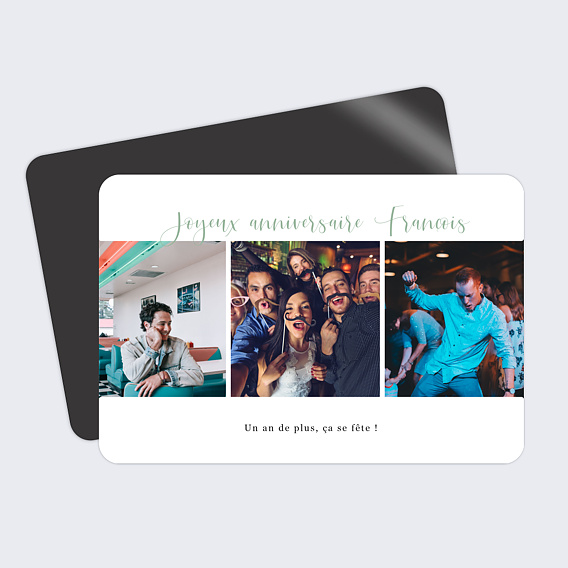 Carte anniversaire Cinematic III