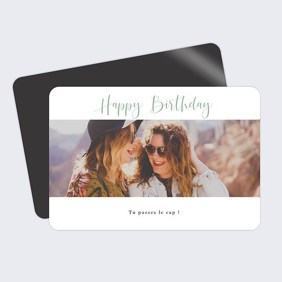 Carte anniversaire Cinematic I
