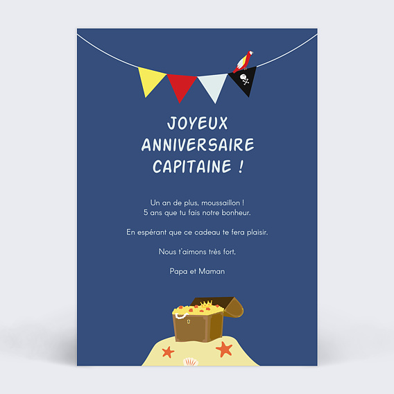 Anniversaire Enfant Bateau Pirate