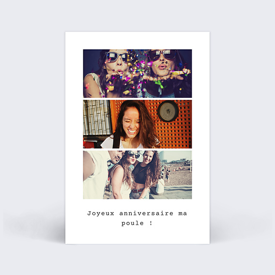 Anniversaire Adulte Polaroid Simple III