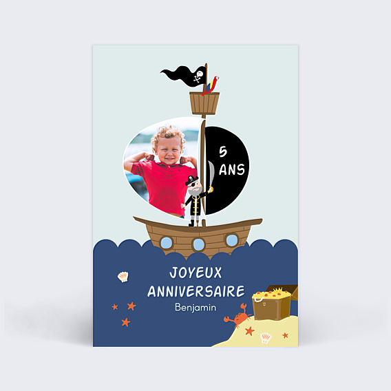 Anniversaire Enfant Bateau Pirate
