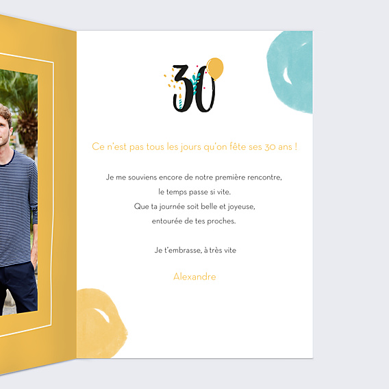 Anniversaire Adulte Multicolore