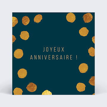 Anniversaire Adulte Graphique chic