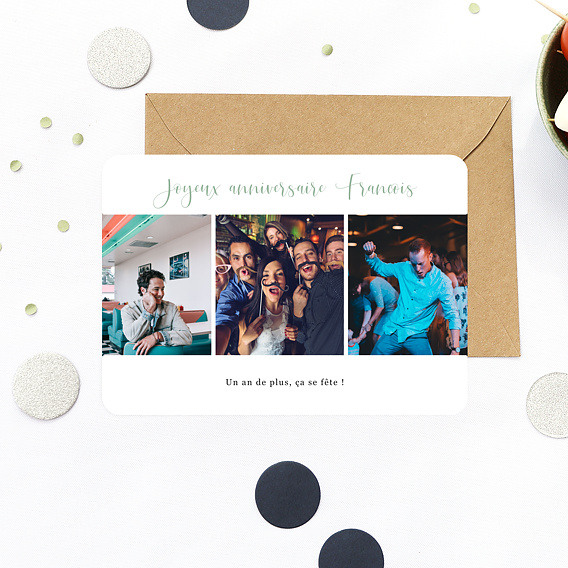 Carte anniversaire Cinematic III Après 4