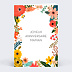 Carte anniversaire Bouquet Printanier