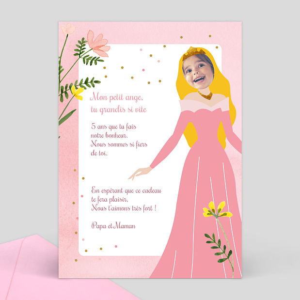 Carte Anniversaire Chateau Feerique Popcarte
