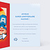 Carte anniversaire enfant Drôle de super-héros Intérieur Droit