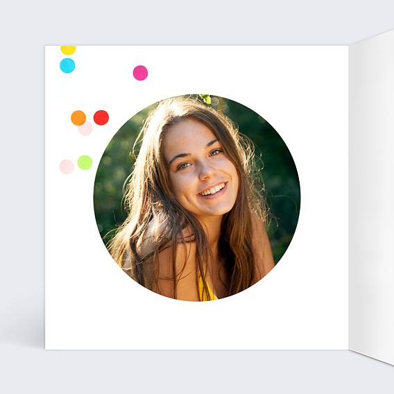 Carte anniversaire Party 18 Intérieur Gauche