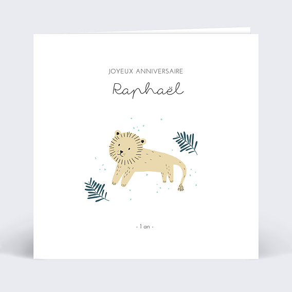 Carte anniversaire enfant Tanzanie