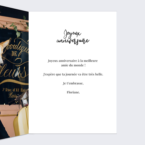 Anniversaire Adulte Calligraphie
