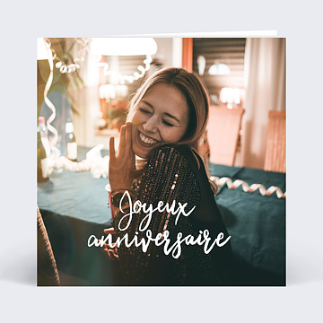 Anniversaire Adulte Calligraphie