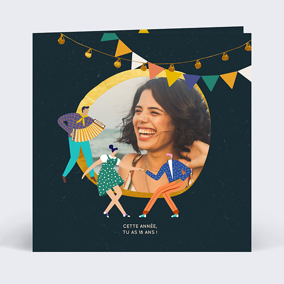 Carte anniversaire Fiesta