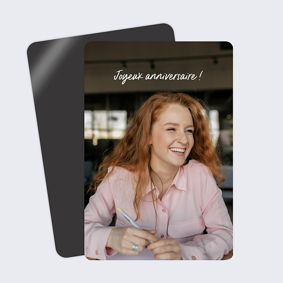 Carte anniversaire Tirets