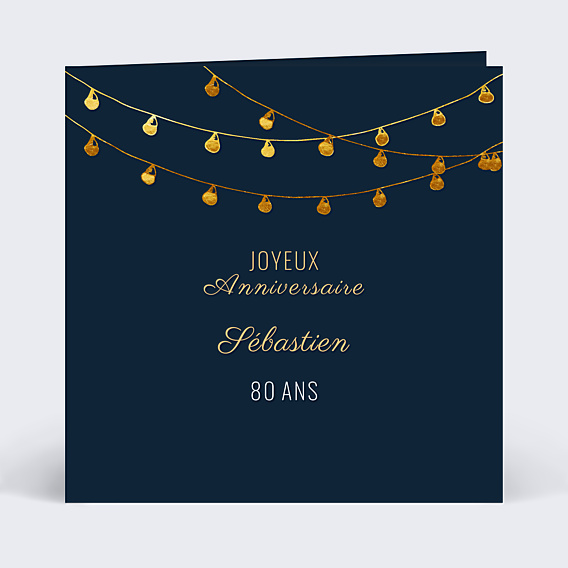 Carte anniversaire Guinguette