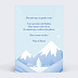 Carte anniversaire enfant Reine des Neiges Verso