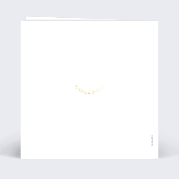 Carte Anniversaire Coeur Bucolique Verso
