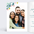 Carte anniversaire adulte Floral Atmosphère Intérieur Gauche