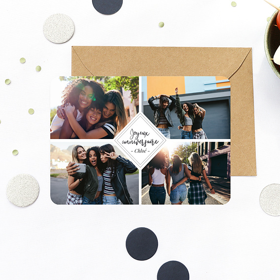 Carte anniversaire Charme Classique Après 1