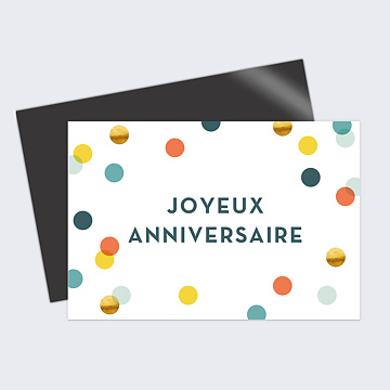 Anniversaire Adulte Confettis Chic
