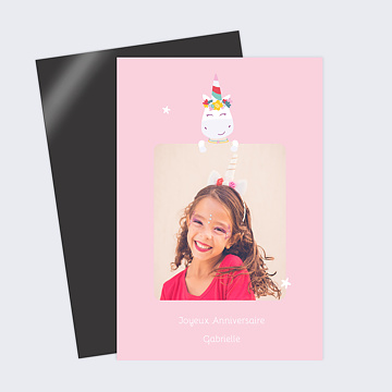 Anniversaire Enfant Licorne Arc-en-ciel Photo