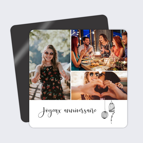 Carte anniversaire Liberté