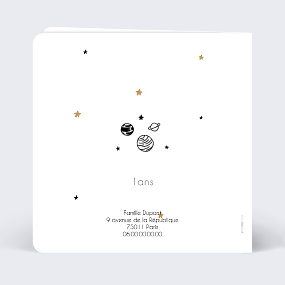 Anniversaire Enfant Petit Astronaute
