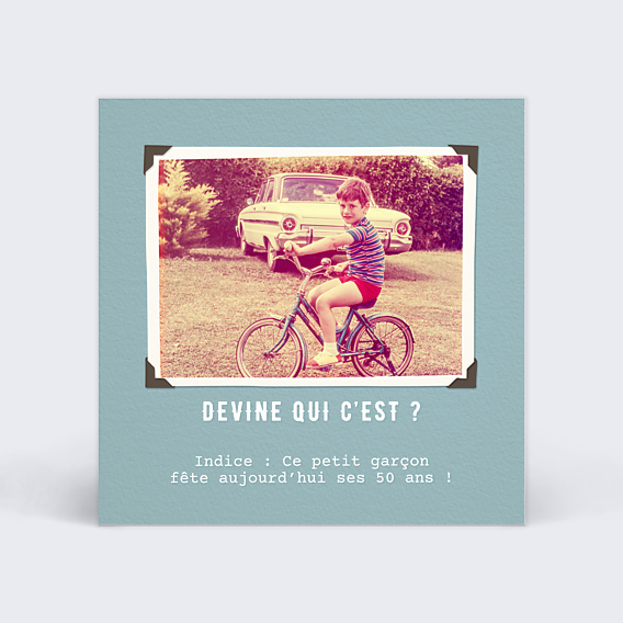 Anniversaire Adulte Effet tirage