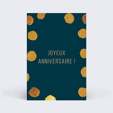 Anniversaire Adulte Graphique chic