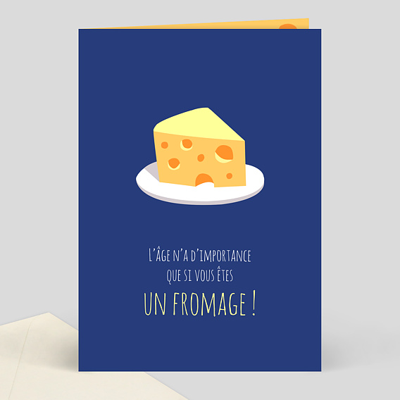 Carte anniversaire adulte Say Cheeese