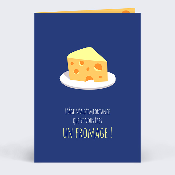 Carte anniversaire adulte Say Cheeese