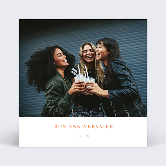 Carte Anniversaire Simplicité